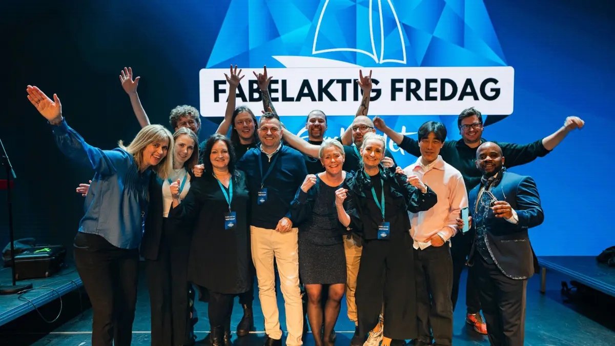 Arrangører, musikere og foredragsholdere under Fabelaktig Fredag Sørlandet.