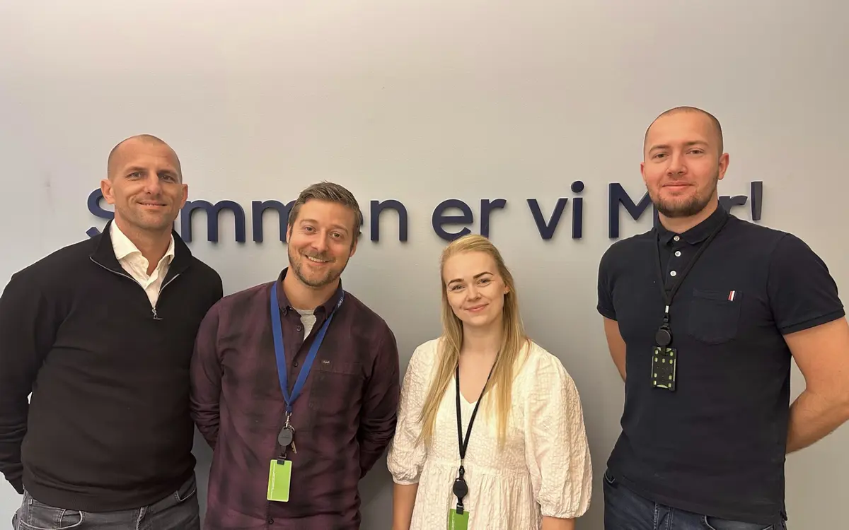 Fv: Fredrik Jansen, Nickolas Heitmann, Marthe Michelsen, Johnny Josefsen. Alexander Gjerde er ikke avbildet.