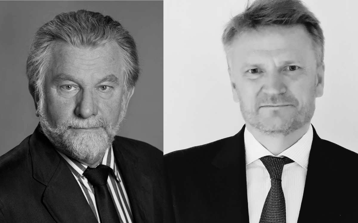 F.v.: Hans Wilhelm Steinfeld og Egil Matsen