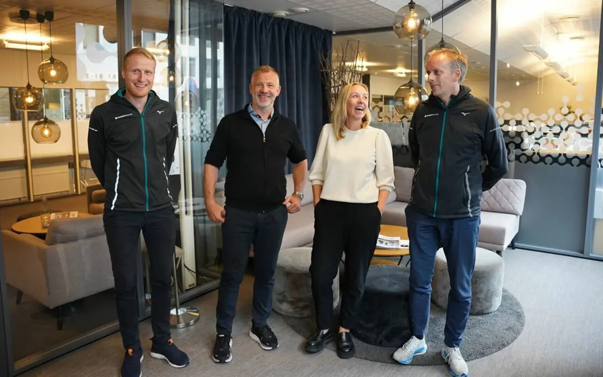 Thomas Aamodt (Moment Analyse) Odd-Arild Skonhoft (Næringsforeningen), Ingrid Michalsen (Næringsforeningen) og Christian Dversnes (Moment Analyse)