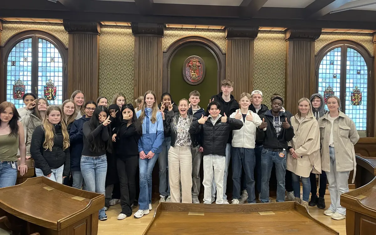 Bedriftsbesøk til Kristiansand kommune. (Foto: Kristiansand kommune.)
