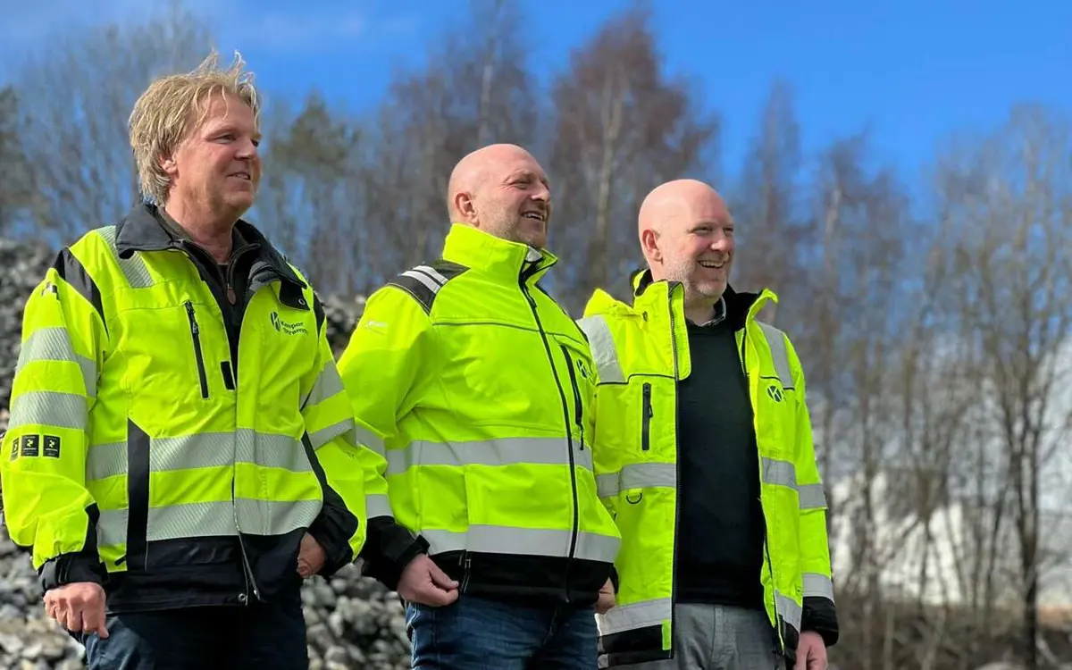 Fv: Marvin Jensen, Richard Strømme og Jens Kaspar Strømme