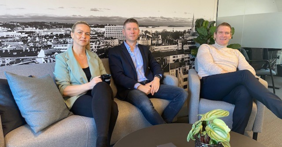 Fra venstre Torill Toften Keim, Christian Haave og Per Erik Johannessen 