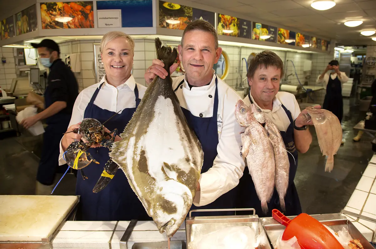 Siren, Reidar og Helge Fredriksen er stolt av bedriften, som i år fyller 90 år.