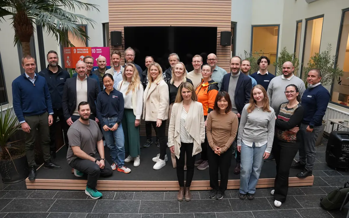 Her fra 25. mars da Næringsforeningen arrangerte næringslivsfrokost for nye medlemmer. (Foto: Næringsforeningen).