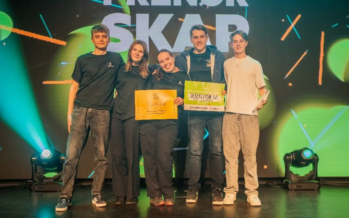 Skibremsn UB fra KVS-Lyngdal skal konkurrere mot de beste ungdomsbedriftene fra hele landet om å representere Norge i EM.
Foto: MW Media