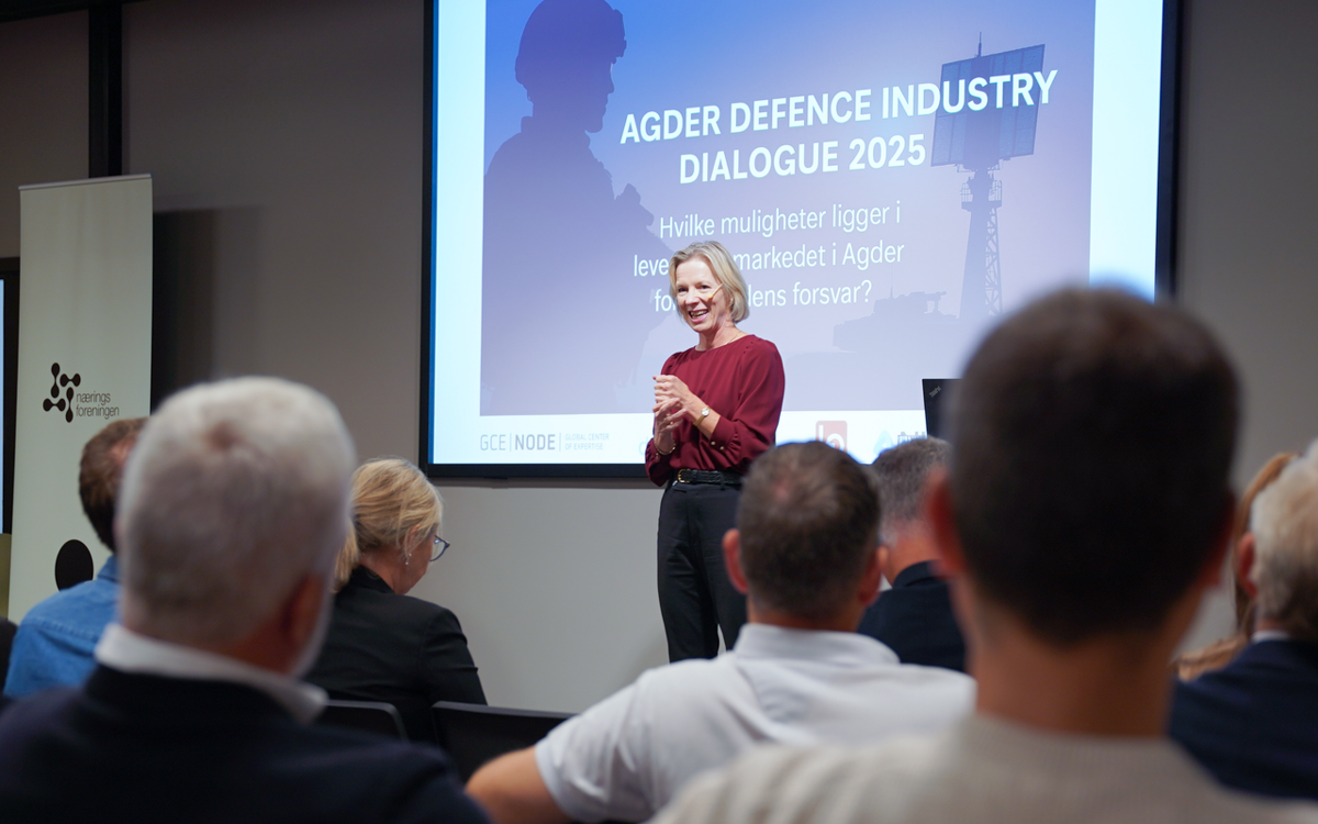 Statssekretær i Forsvarsdepartementet Marte Gerhardsen (Foto: Næringsforeningen)