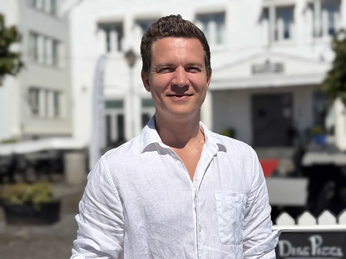 Håkon Lundberg jobber som forretningsutvikler for Nortek i Sørlandsparken i dag. Foto: Liv Eva Kirkesæther/Næringsforeningen i Kristiansandsregionen.