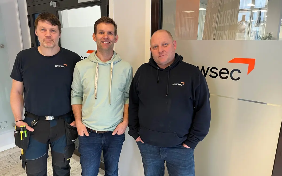 Fv: Peder Østerholt, Anders Olsen, Terje Songe