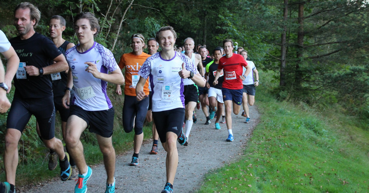 Bildet er tatt på et løp i en tidligere sesong av Terrengkarusellen.