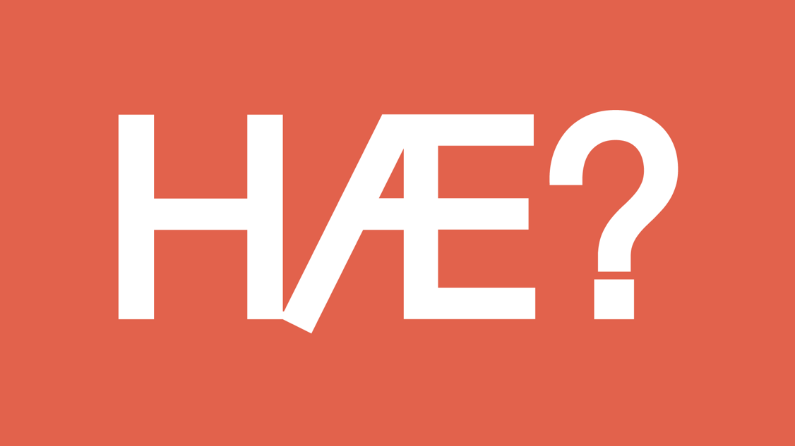 HÆ? Agder på Youngstorget – deltagerpåmelding