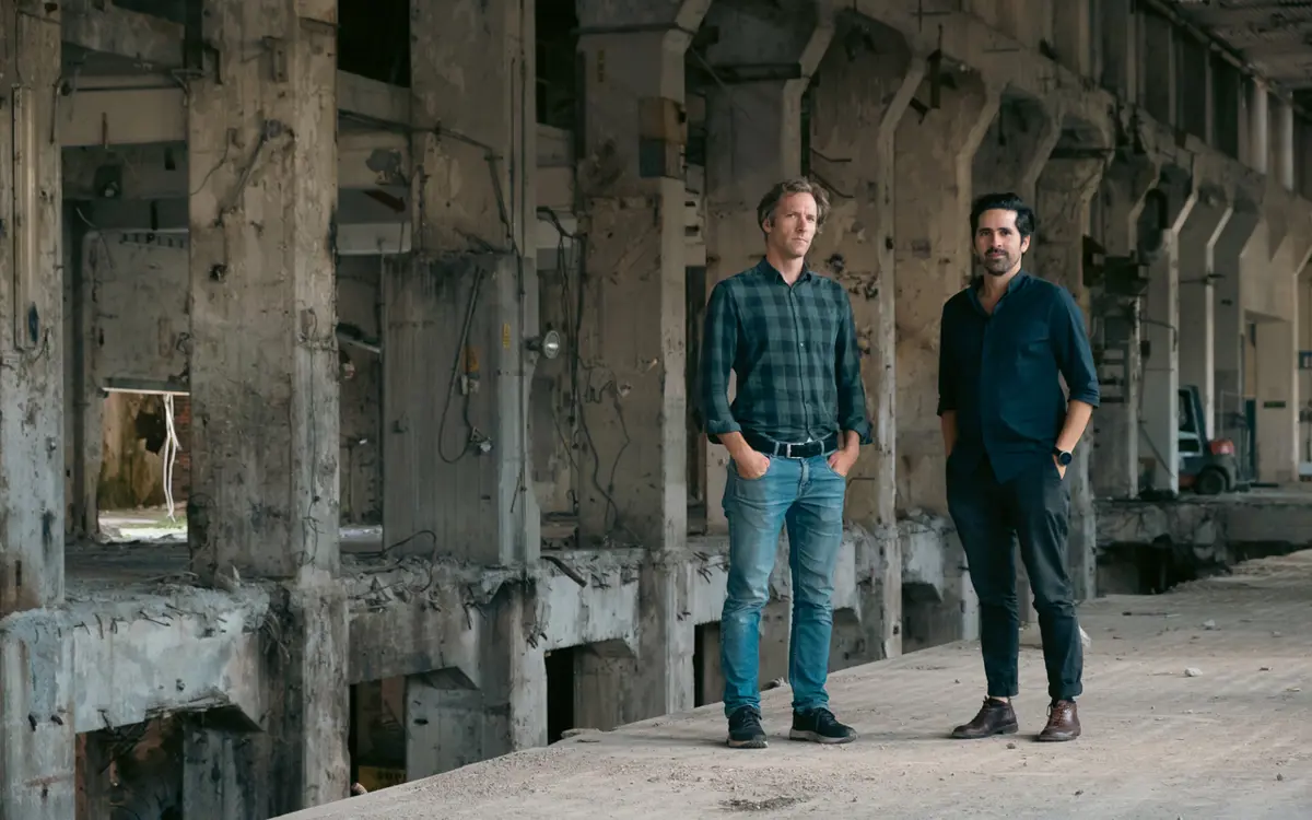 Jared McFadzean og  Erick Thomas Allende i Aksent Arkitekter AS.