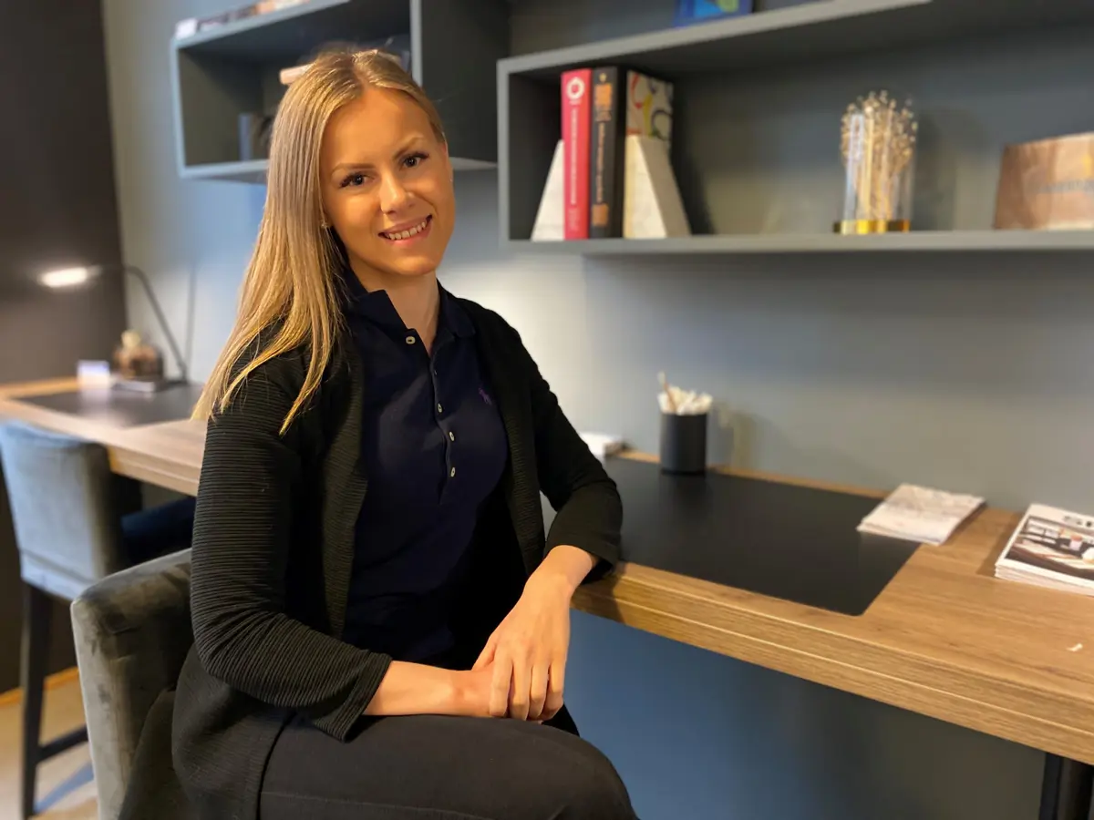 Tonje Løyning skal arbeide med næringspolitikk i sin praksisperiode.