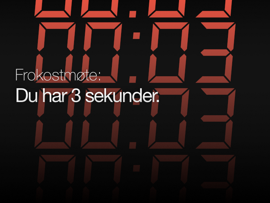Du har 3 sekunder til å fange oppmerksomheten