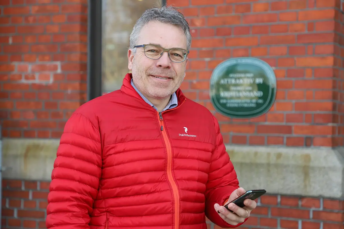 Leder for Kristiansand Business Region, Geir Haugum. Foto: Kristin Wallem Timenes, Kristiansand kommune
