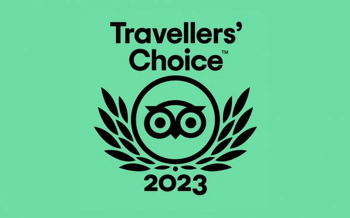 TripAdvisors "Travellers' Choice gis til attraksjoner som konsekvent får gode anmeldelser fra reisende.