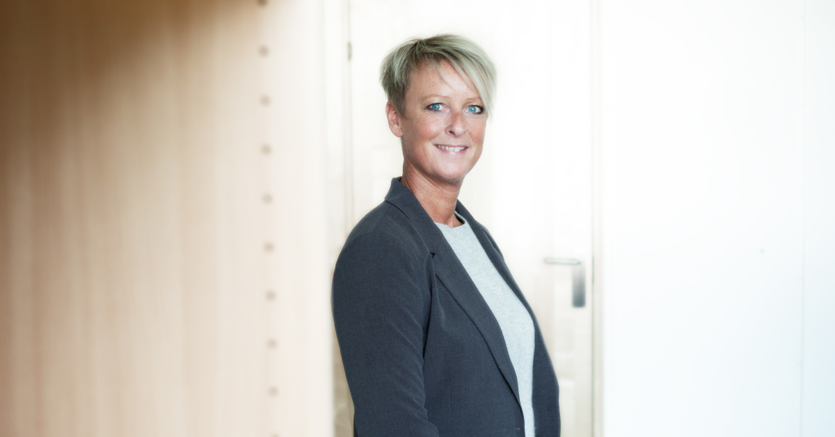 På bildet ser du Tone Thorstensen, daglig leder for Medco dinHMS i Agder.