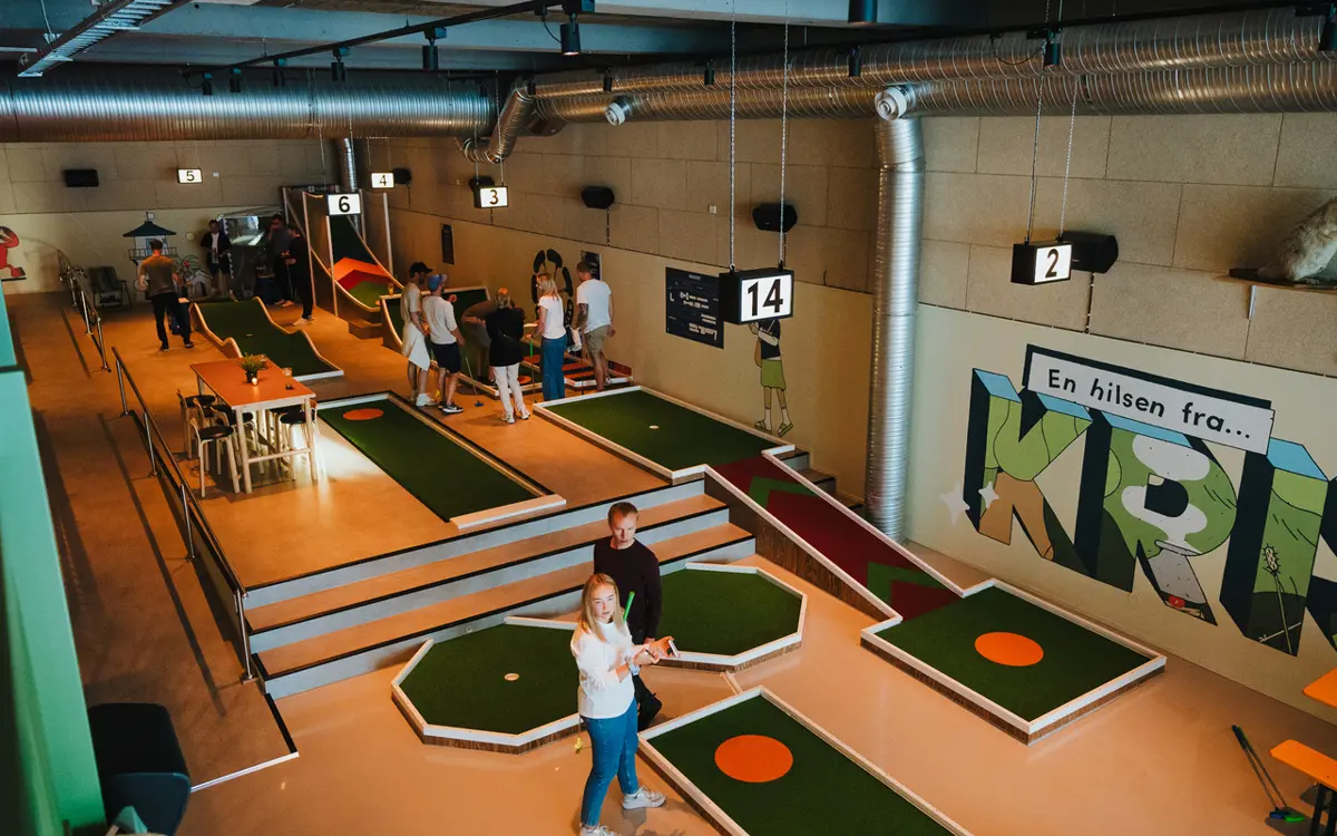 - Vi heter «Camping» fordi de fleste nordmenn forbinder minigolf med campingplasser. Minigolf er linken, men vi krydrer også med odde detaljer fra campingverdenen, sier mannen bak det nye camping-konseptet i Kristiansand.