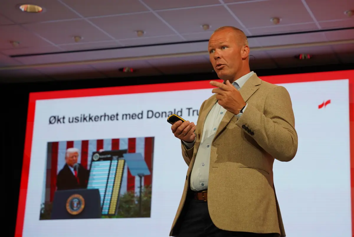 Sjeføkonom Tore Grobæk Vamraak i Sparebanken Norge. (Foto: Håkon Repstad)