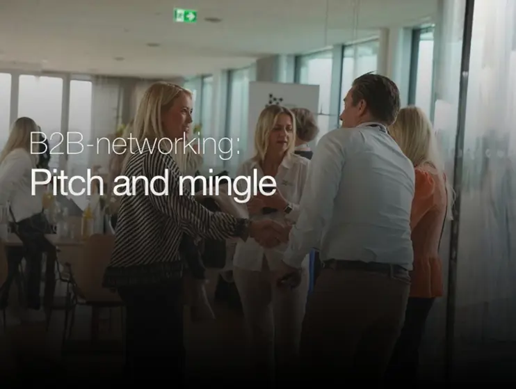 B2B Næringslivsfrokost pitch and mingle