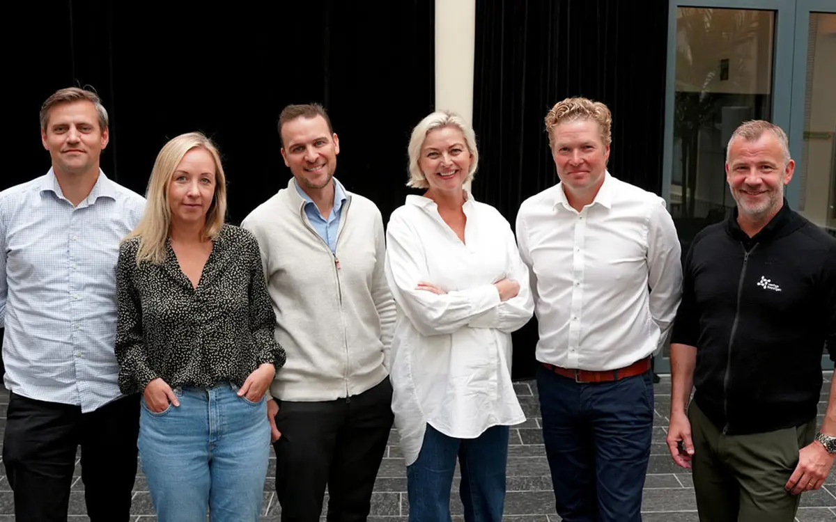 Fra venstre: Thomas Seljevoll (Qualified Professionals), Ingrid Michalsen (Næringsforeningen), Rolf Michaelsen (Qualified Professionals), Randi Granvold (Tofte), Harald Haugedal (Formue) Odd-Arild Skonhoft (Næringsforeningen).