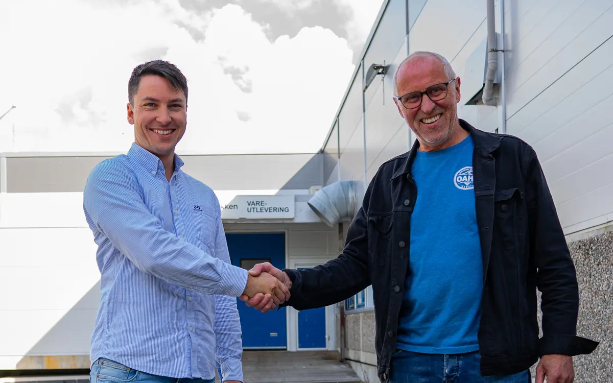 Fv: Niclas Kvanvig og Rolf Kaafjord. Kvanvig er ny, daglig leder.