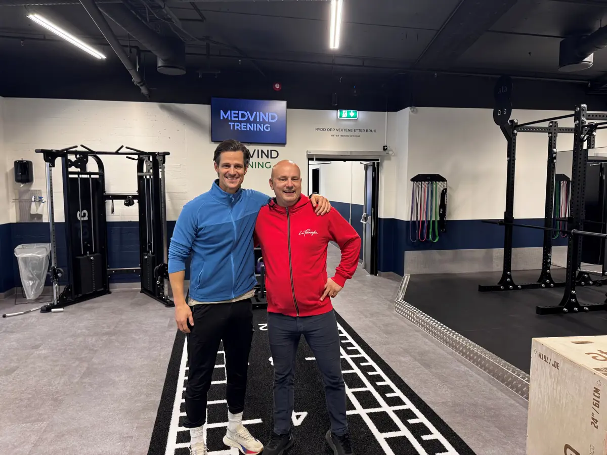 Eier av Medvind, Henrik Westgaard og Andre Hjort, daglig leder i La Famiglia.