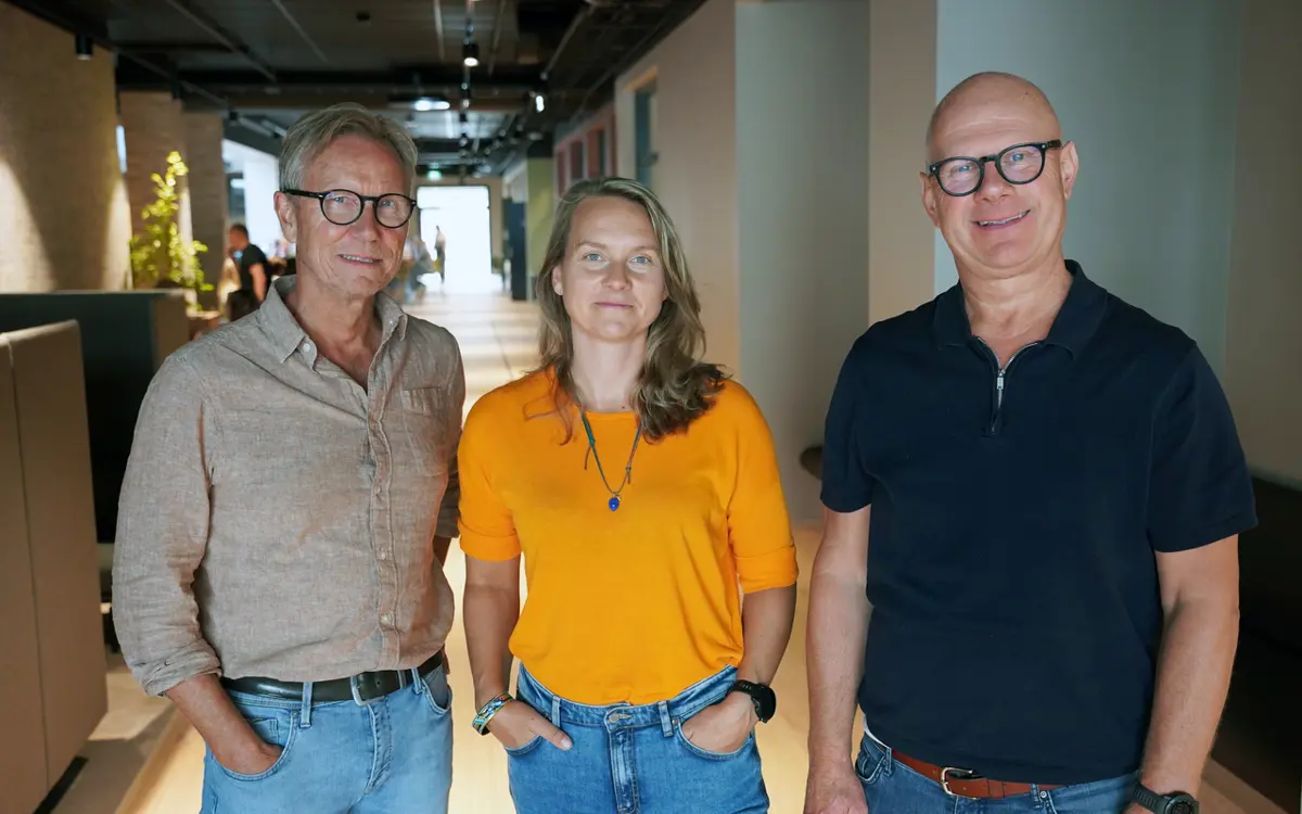 Jan-Erik Narvesen, Cecilie Byholt Endresen og Erik Dale er kursledere i Lederprogrammet som starter 24. september.