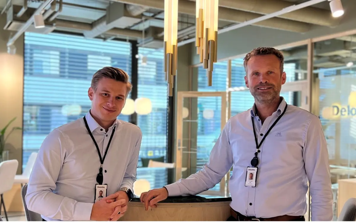 Fv: Andreas Munch (29) og Per Løland Våje (46) 