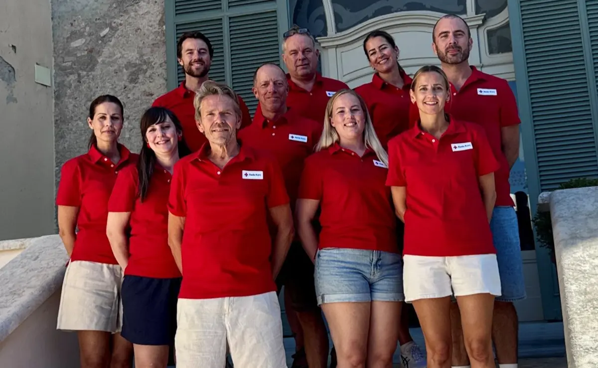 Teamet i Røde Kors Kristiansand. Foto: Røde Kors