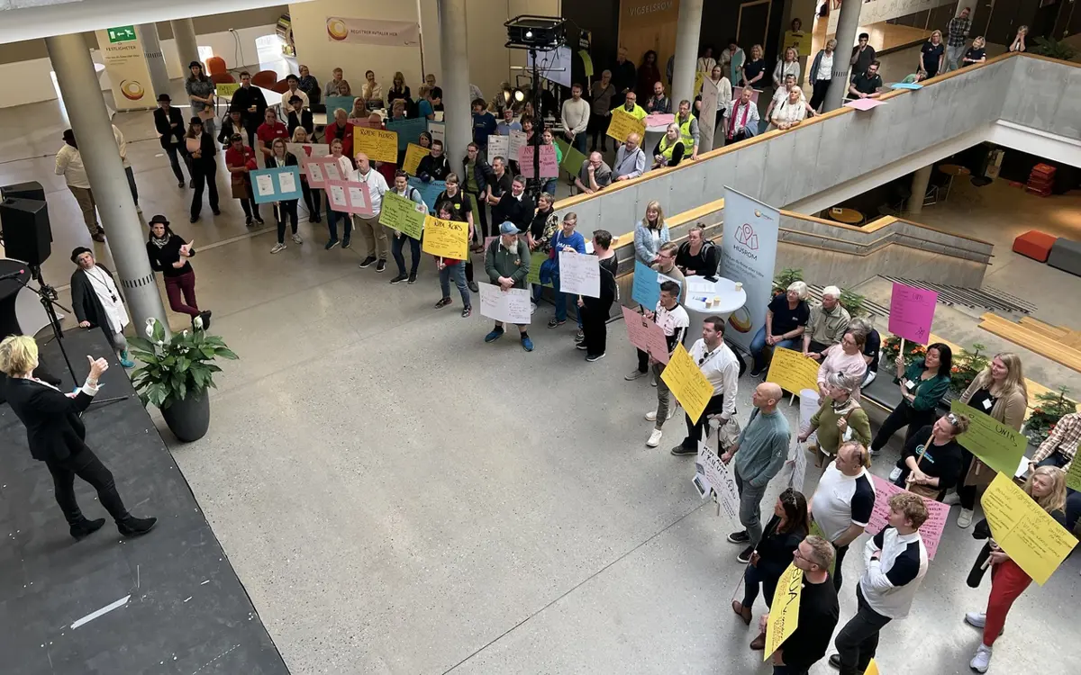 Her fra oppstarten av Frivilligbørs 2022.  