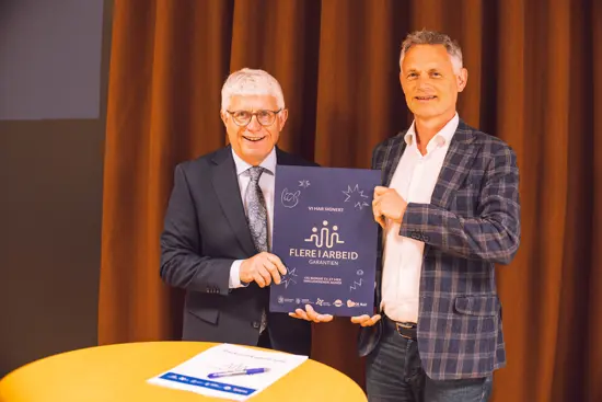 Agder fylkeskommune har signert Flere i arbeid-garantien 