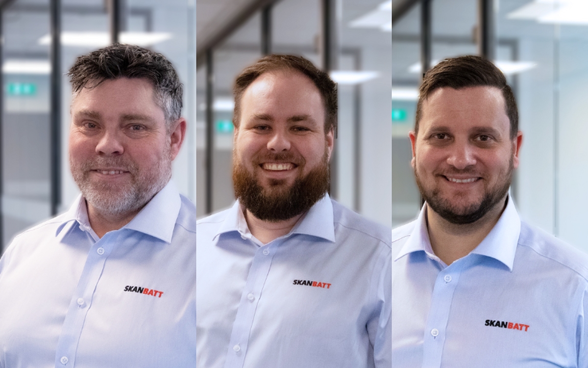 Fv: Marius Andersen, Daniel Johanson og André Abrahamsen