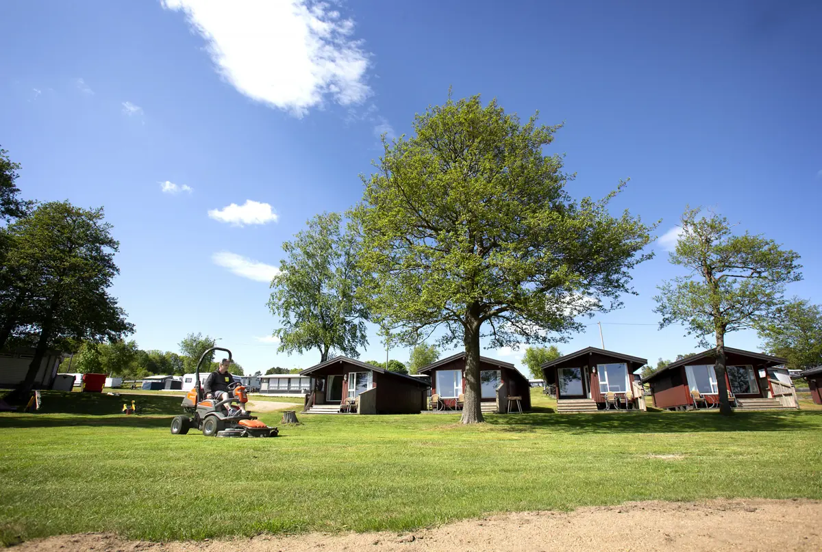 Arkivfoto fra Tingsaker familiecamping. Foto: Erling Slyngstad-Hægeland.