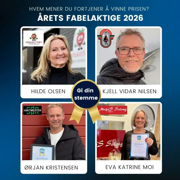 Nå kan du stemme på Årets Fabelaktige
