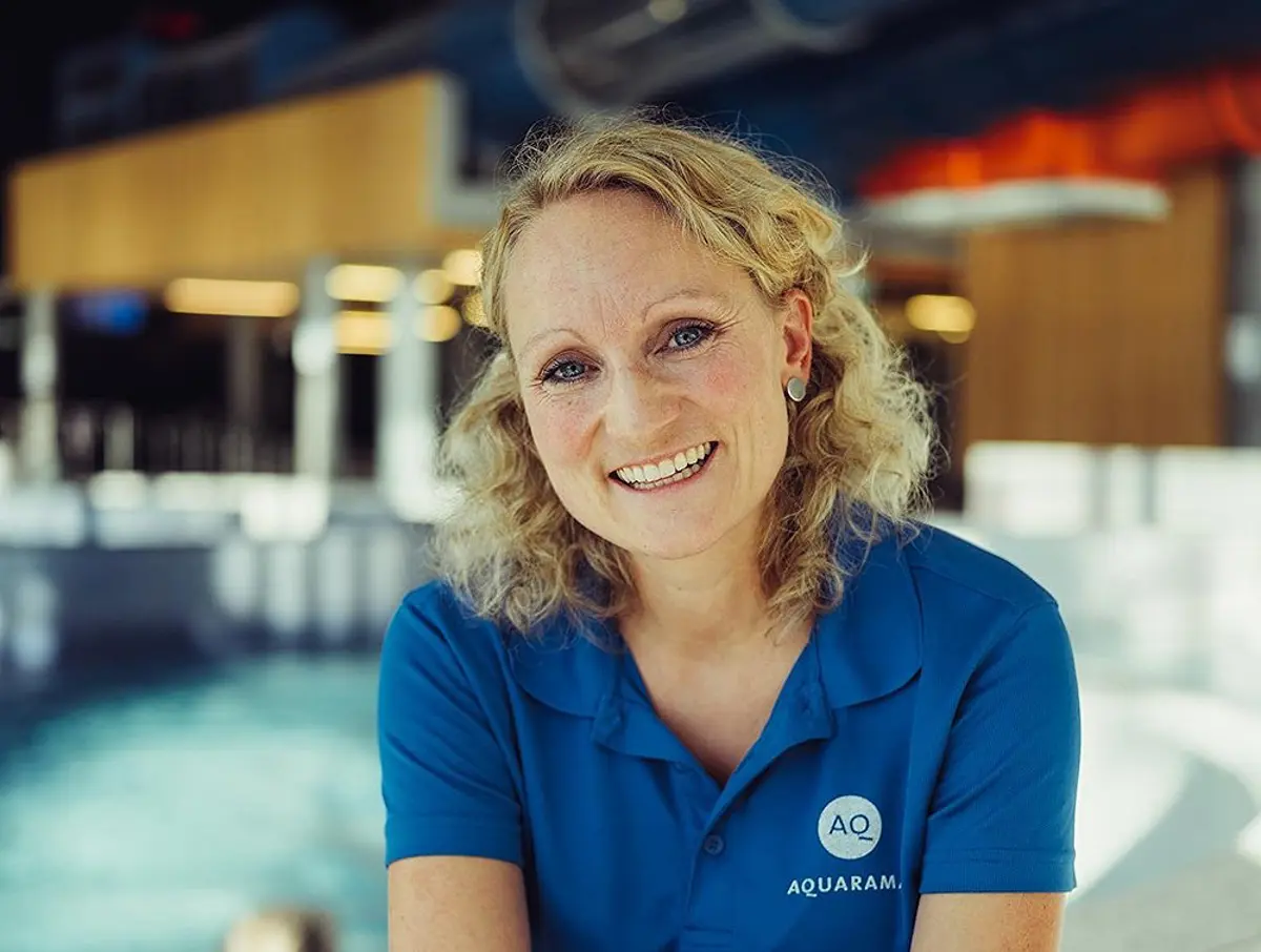 Daglig leder ved Aquarama, Vibeke Holm Ruud. (Pressefoto)