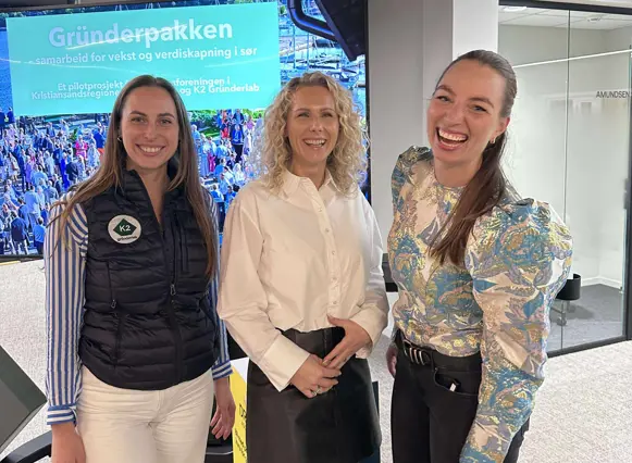 Ti nye gründere inn i Næringsforeningen gjennom Gründerpakken