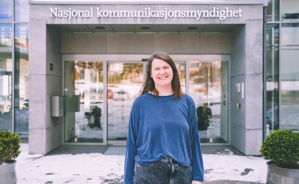 Høsten 2026 er det klart for en ny runde av Lederprogrammet. Kristianne Nordslaa, sikkerhetsleder i Nasjonal kommunikasjonsmyndighet, er en av flere som anbefaler programmet. (Foto: Næringsforeningen.)