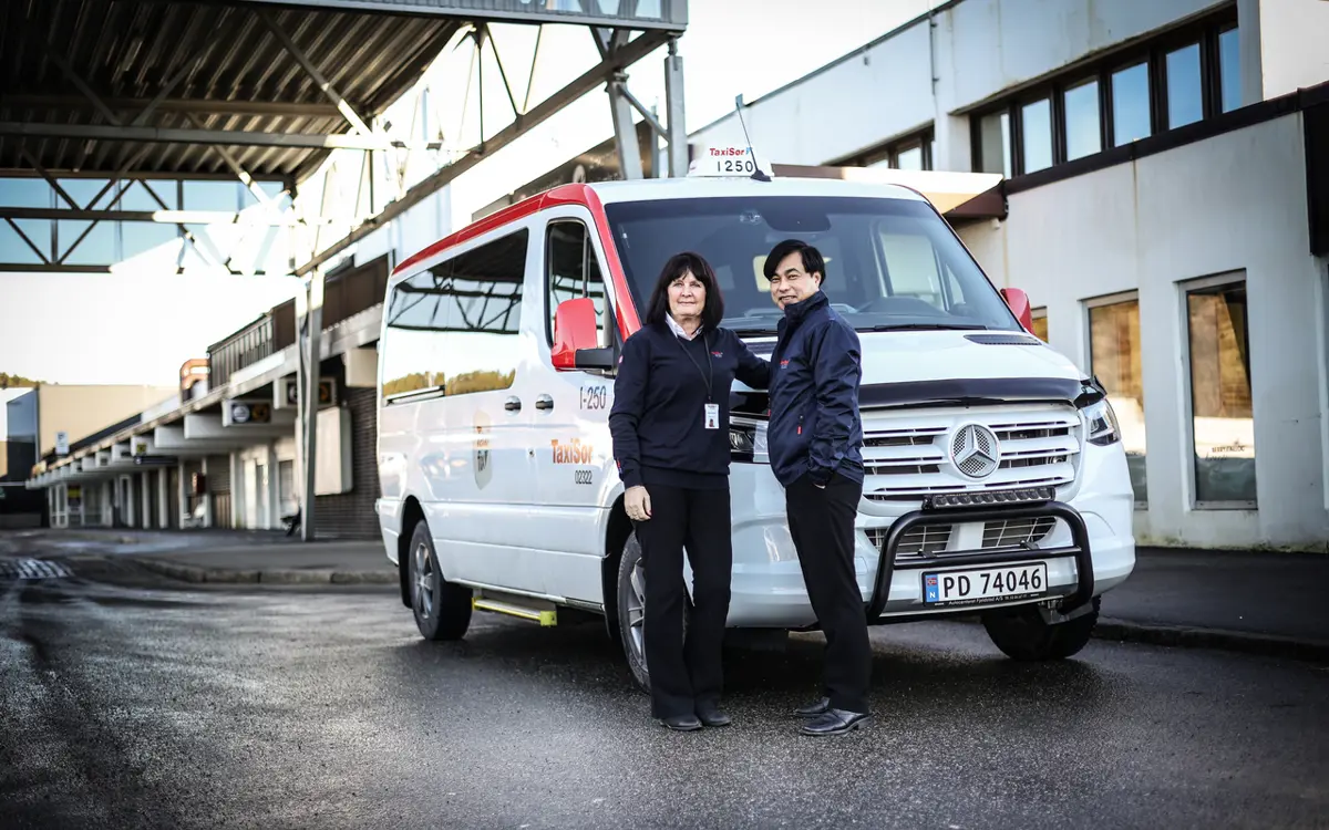 Satser på landsdekkende profilering. Foto: Taxi Sør