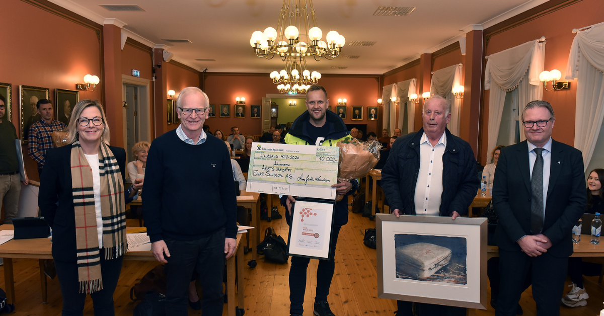 I fjor ble Einar Sundsdal kåret til Årets bedrift i Lillesand. Hvem vinner i år? Foto: Lillesandsposten