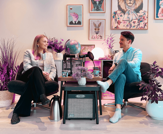 Samboerparet forklarer AI i ny podcast