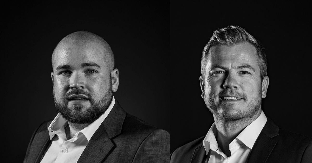 Fra venstre: Christoffer Grødum og Kent Beresford