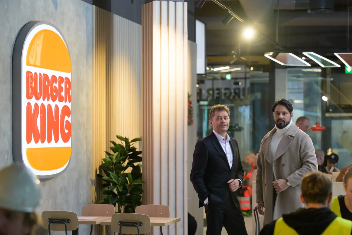 f.v. Kenneth Morten Oen, Growth Manager i Bitpro og Zubair Ahmed Barry, Head of IT, Burger King Scandinavia. (foto: Pixel @ Co)
