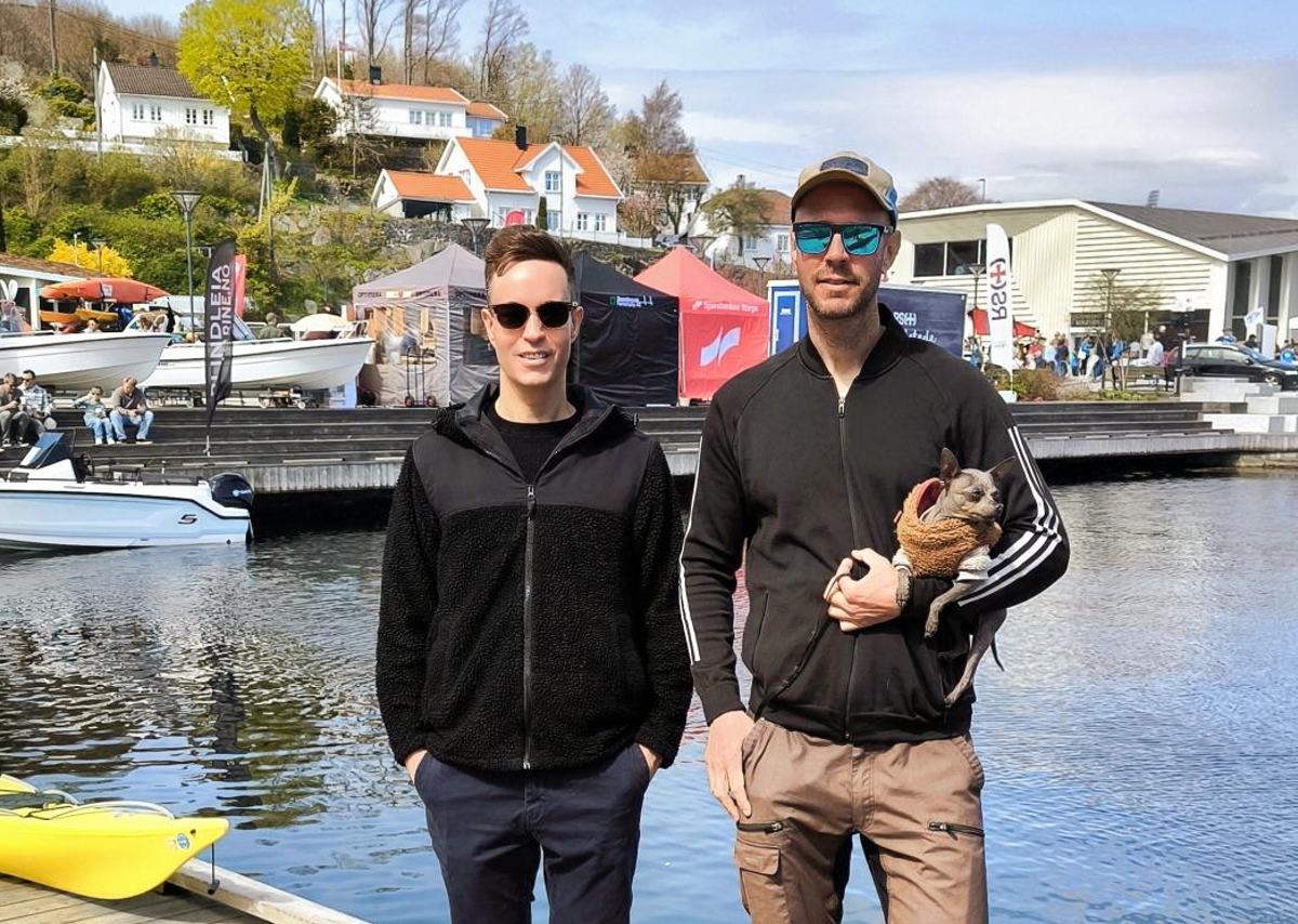 Brødrene Bjørn Marius og Morten von Zernichow fra firmaet Neoverse AS utvikler Senit. Sammen med på laget har de også Walter L. Grov. 