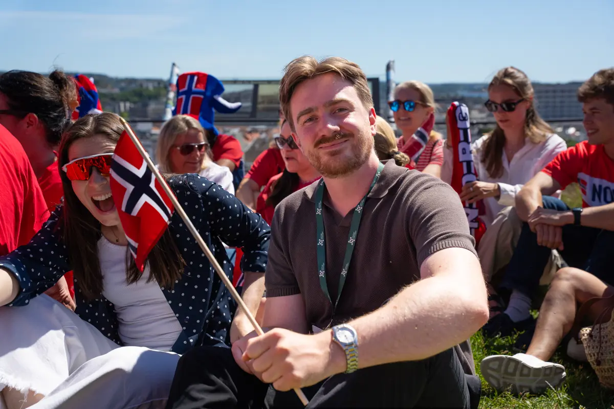 Se flere bilder fra VM-stuntet