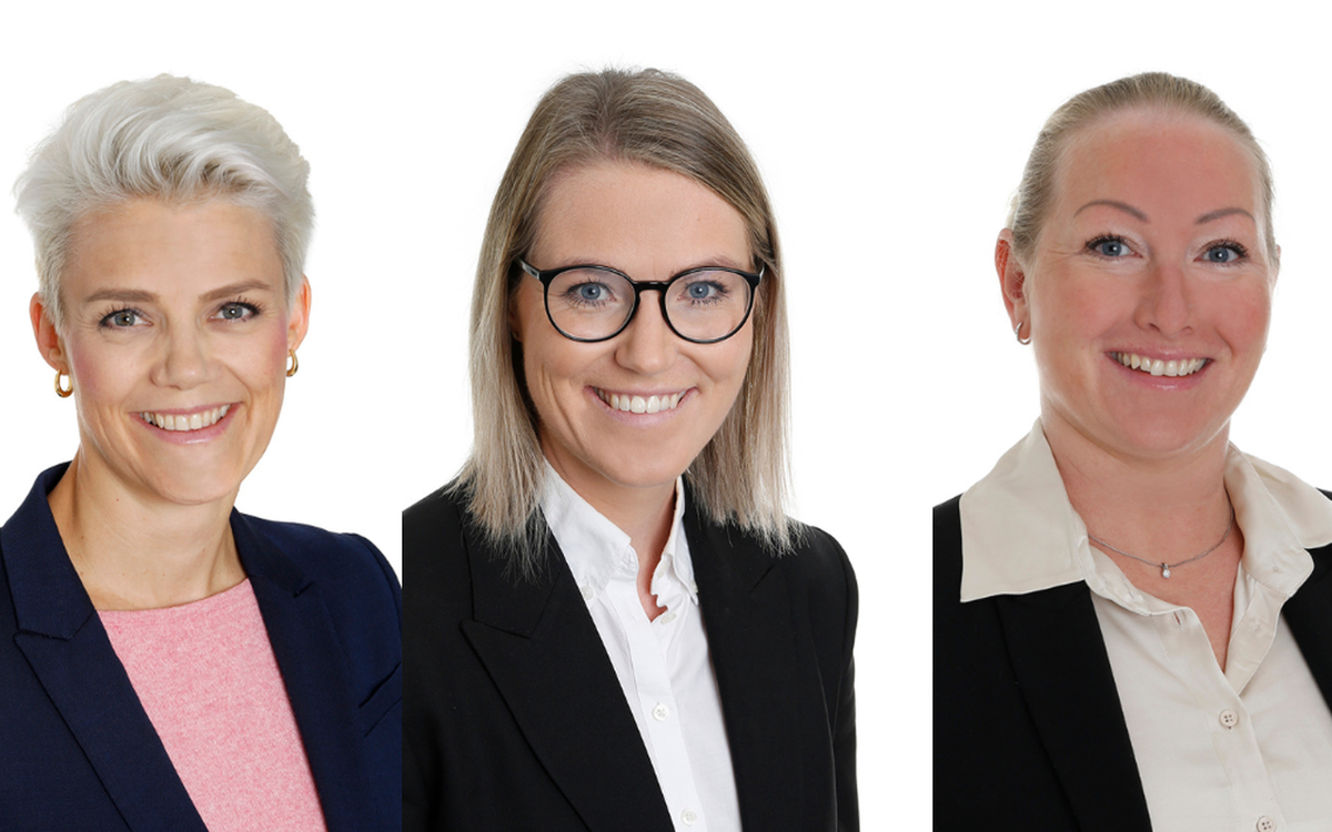 Fv: Mette Gilje-Stormyr, Linn Jeanette Kalvik Stabell og Marie Midtbø