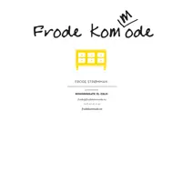 Frode Kommode AS