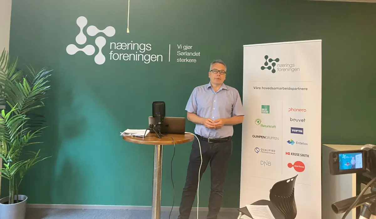 Leder for Business Region Kristiansand, og næringssjef i Kristiansand kommune, Geir A. Haugum forteller om hvordan du søker støtte.