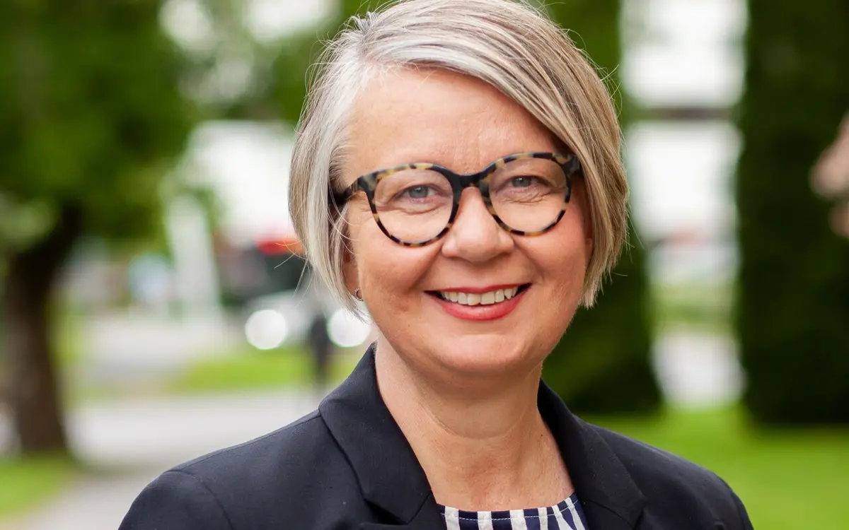 Administrerende direktør ved Sørlandet sykehus HF, Nina Mevold. Foto: SSHF