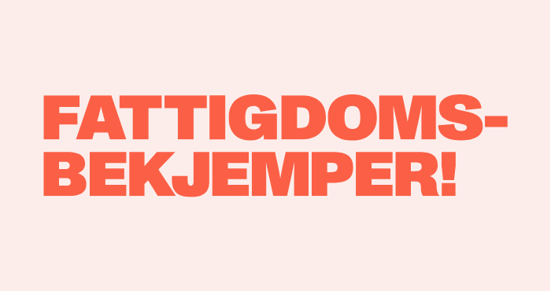Strømmestiftelsen blir Fattigdomsbekjemper!